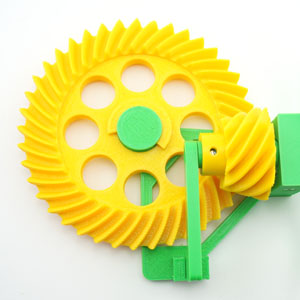 Premium AI Image  A 3d model of a spiral of gears