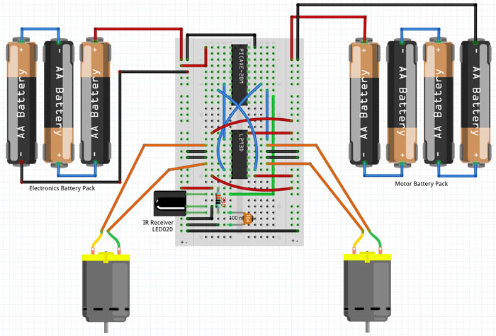 Tank Breadboard Diagram